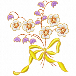 Flowers And Tree Embroidery Design 2 Flowers And Tree Embroidery Design 2